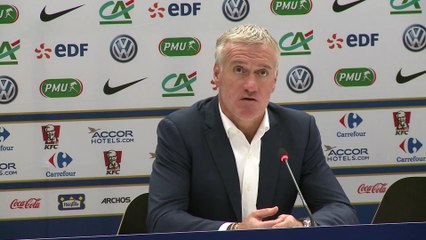 Didier Deschamps : "le groupe continue de grandir"