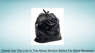 Black Garbage ( Trash ) Bags 22 X 16 X 58, 55 Gallon Black 45/case. 1.7 Mil Review
