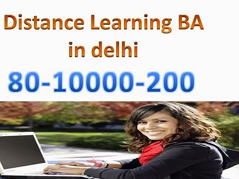 @ |8010000200| @ Distance Learning BA in Delhi @