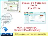 Remove PC Optimizer Pro