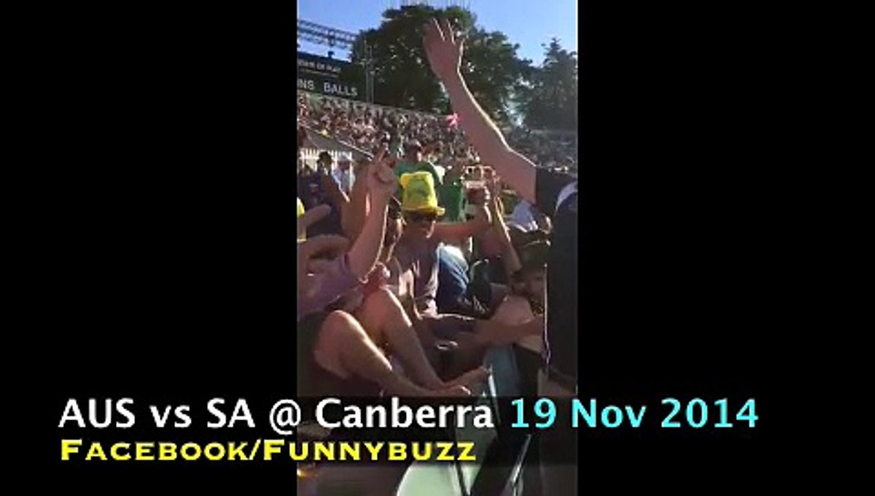 AUS vs SA @ Canberra Chanting #GoNawazGo & #GoNawazGo