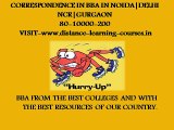 Distance Learning BBA in Delhi NCR,Noida,Gurgaon,Meerut
