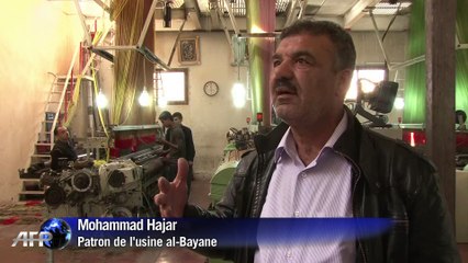 Détruite, la zone industrielle d'Alep croit en une 2ème chance