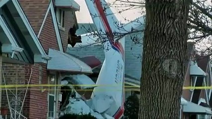 Un avion s'écrase sur une maison de Chicago