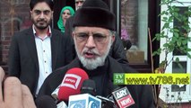 London why Dr Tahir Ul Qadri going back to Lahore Pakistan