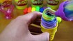 Play Doh Rainbow Ice Cream Cone, Ice Cream Scoop, & Ice Cream Popsicle | Fun & Easy Pay-Doh!