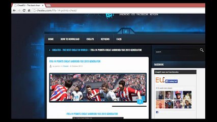 Fifa 14 Points Cheat Android/iOS Generator