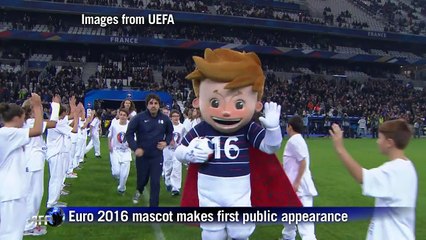 Euro 2016 mascot makes first public appearance