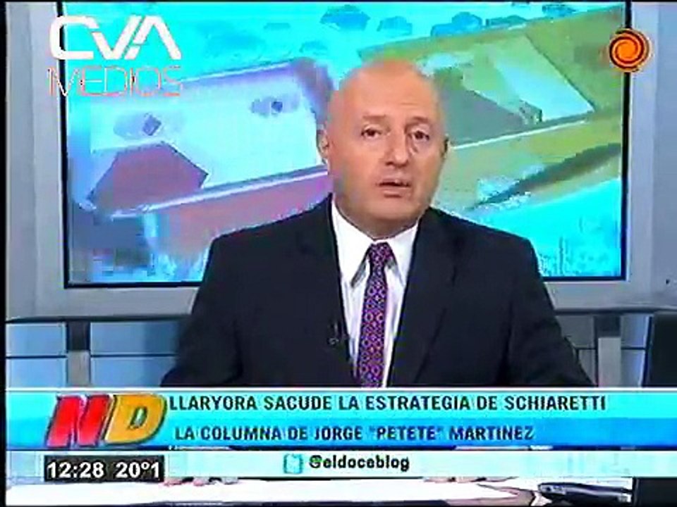 Canal 12 - Noticiero Doce - Jorge "Petete" Martinez 19/11/2014