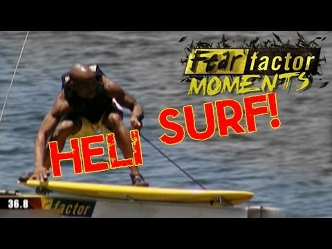 Fear Factor Moments | Helicopter Surfing