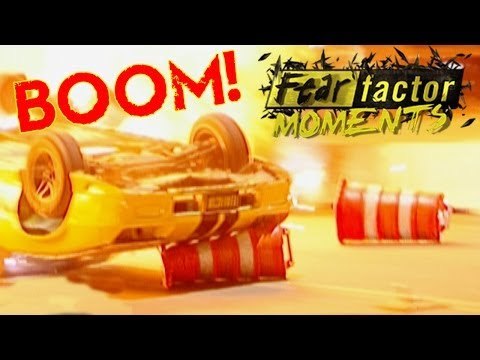 Fear Factor Moments | Houdini Hang with Car Slide & Pyro