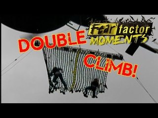 Fear Factor Moments | Dual Reverse Heli-Bungee