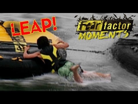 Fear Factor Moments | Boat Raft Leap Frog