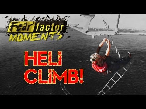Fear Factor Moments | Heli Ladder Climb