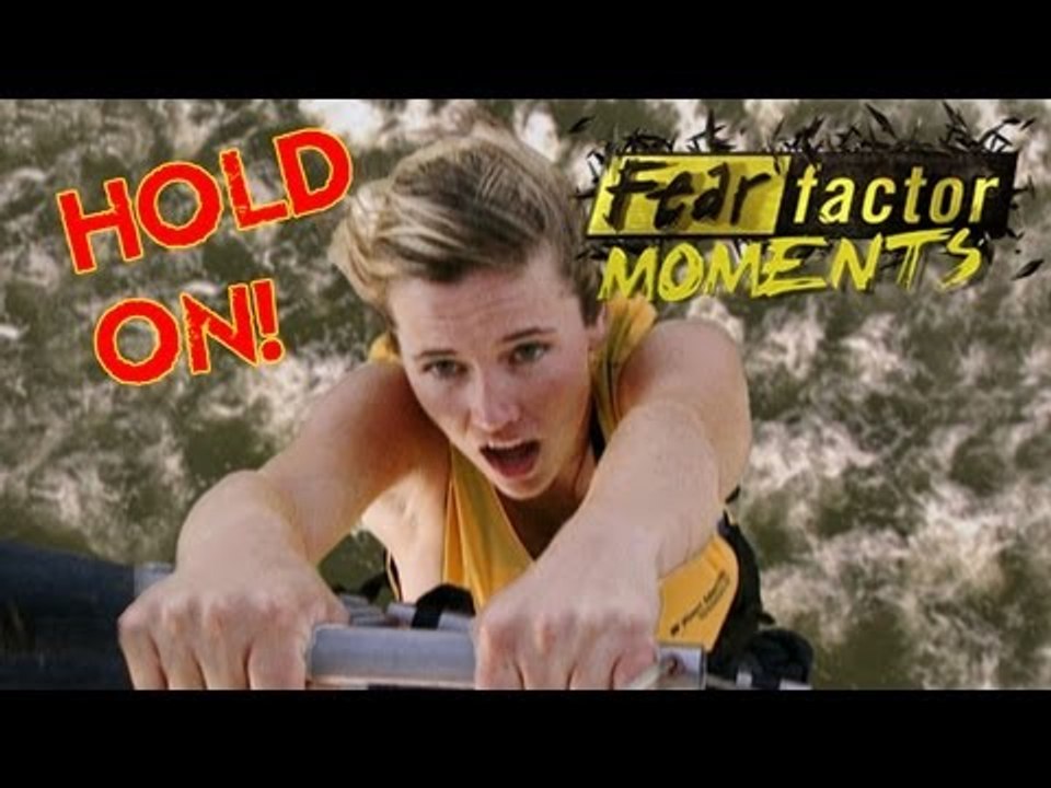 Fear Factor Moments | Helicopter Ladder Climb