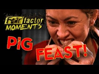 Fear Factor Moments | Pig Feast
