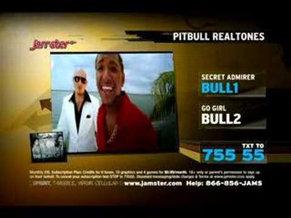Pitbull Ringtone TV Spot