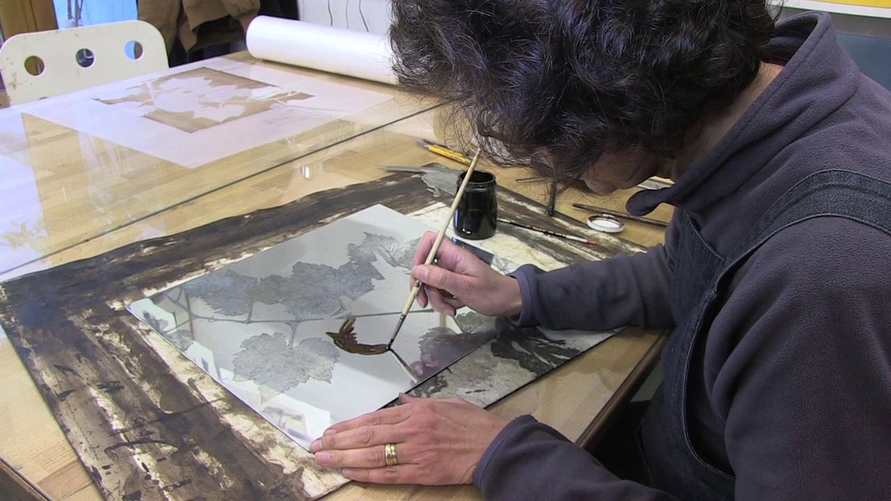 Une journée dans l'atelier de Sylvie Abélanet