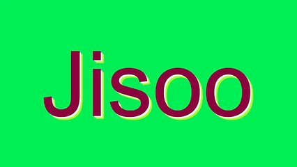 Learn How to Pronounce 'Jisoo' Correctly 🎤