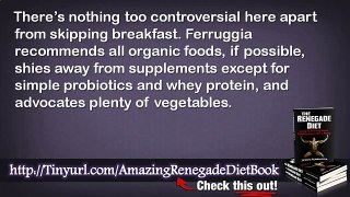Renegade Diet Book Review And The Renegade Diet V2