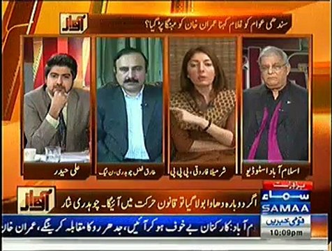 Awaz (Sindh Awam Ko Gulam Kehna Imran Khan Ko Menhga Par Gaya) - 19th November 2014