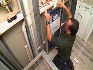 Concealed Tank and Carrier Bathroom Renovation