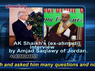 AK Shaikh's (ex-ahmadi) interview by Amjad Saqlawy of Jordan.Part 3