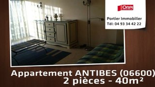 A louer - appartement - ANTIBES (06600) - 2 pièces - 40m²