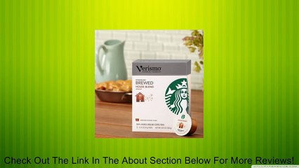 Starbucks Verismo House Blend Coffee Pods, 12 Pods Review