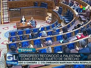 Congreso español pide a Rajoy reconozca a Palestina como Estado