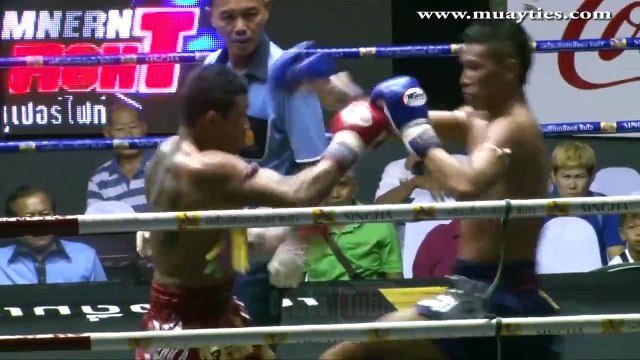 Muay Thai Fight - Pornsanae vs E.T. - Rajadamnern Stadium, 9th November 2014