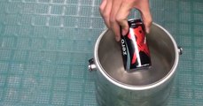 Coke Can In Liquid Nitrogen!