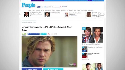 Chris Hemsworth Named People Magazine's 'Sexiest Man Alive'