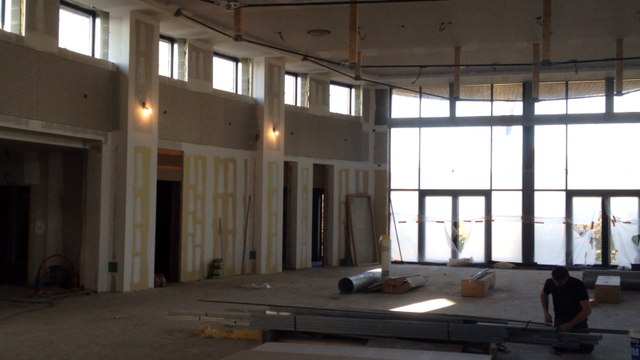 La nouvelle salle des banquets prête pour le 1er mai