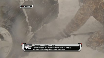 Bills stadium under 4 feet of snow