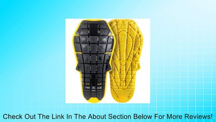Spidi Warrior EVO Inside Men's Back Protector Street Racing Motorcycle Body Armor - Black/Yellow / One Size Review