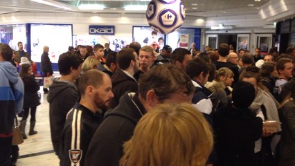 Bain de foule pour les Bleues