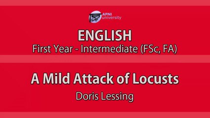 A Mild Attack of Locusts