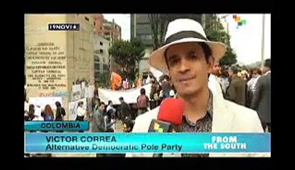 Colombia: demonstrations demand resumption of peace talks
