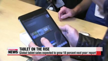Global tablet sales to grow by 18 percent next year SA
