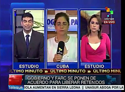 Serán 5 retenidos los liberados por las FARC