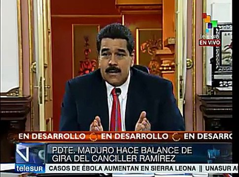 Maduro ofrece balance de la gira del canciller Ramírez por países OPEP