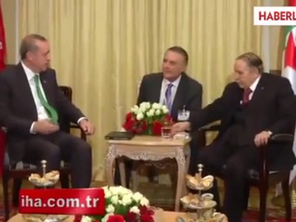 Erdoğan, Buteflika ile Görüştü