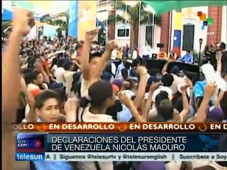 Maduro insta a seguir el ejemplo de la juventud venezolana