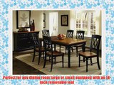 Home Styles 5008309 Monarch Rectangular Dining Table and 6 Double XBack Chair