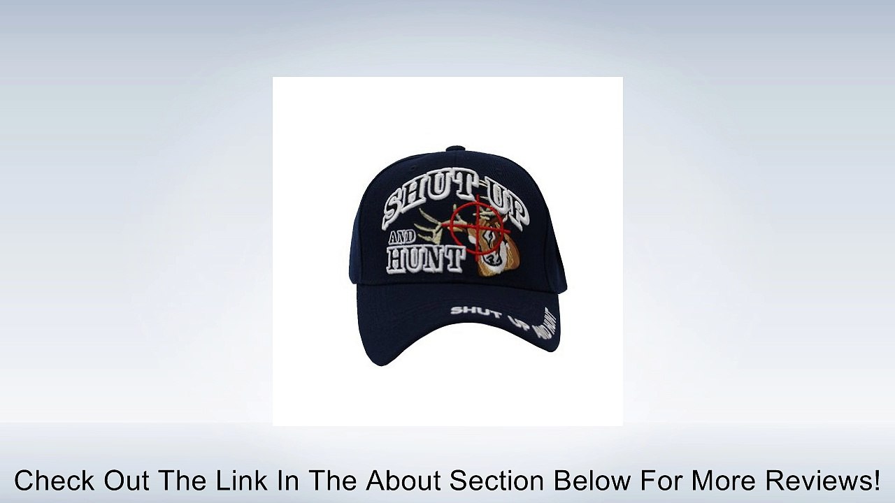 "Shut Up and Hunt" Velcro Back Cap - Blue Review