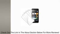 MPERO 5 Pack of Invisible Screen Protectors for HTC One M7
