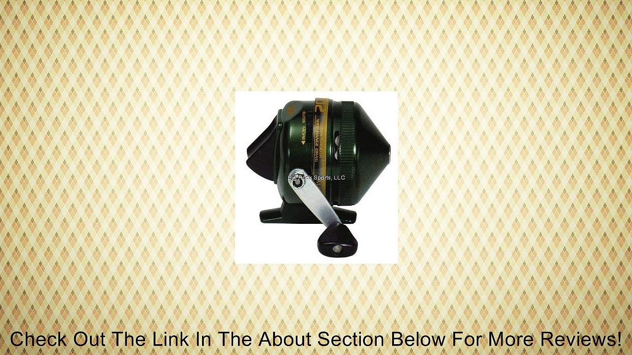 Zebco 202K-BULK Spincast Reel with 75-Yards of 10-Pound Premium Line, Green Finish