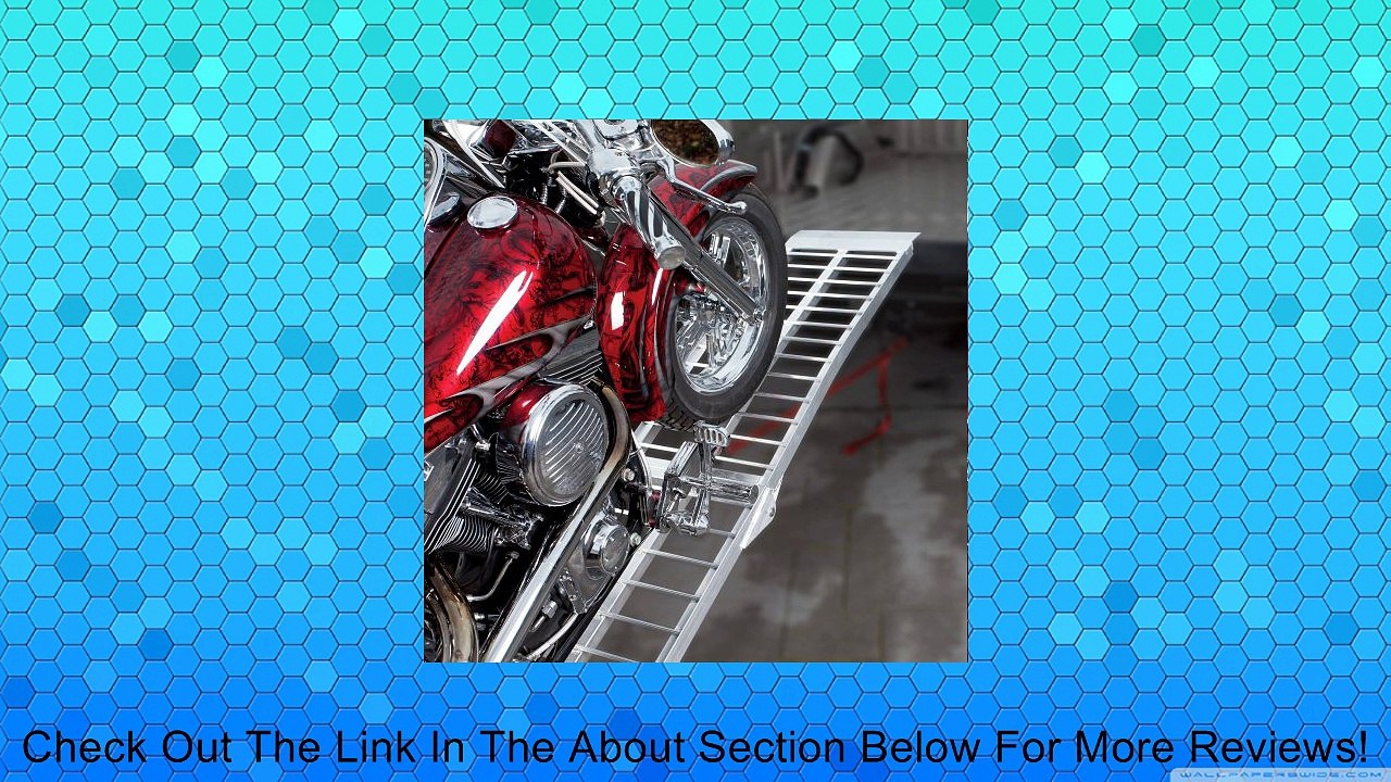 TRACKSIDE Heavy Duty Wide Aluminum Folding Ramp - 8' Review