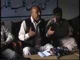 Supreme Leader of BNF Nawaz Khan Naji (Gilgit Baltistan) Press Conference in Gilgit City Press Club